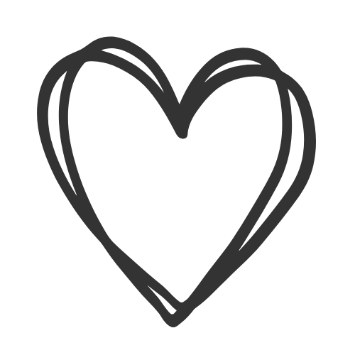 Graues Herz Icon
